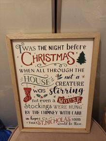 Wooden christmas print in 3D