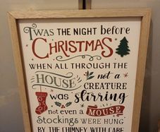 Wooden christmas print in 3D