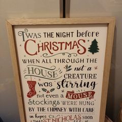 Wooden christmas print in 3D