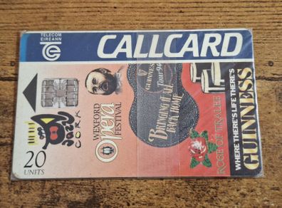 Ireland CallCard "Guinness Summer Festivals", mint in wrapper, 7/1994, 20 Units - free standard postage