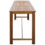 Bar Table Solid Acacia Wood 150x70x105 cm Image 4