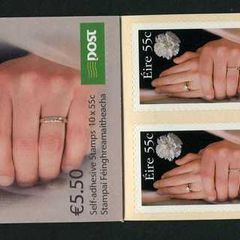 2007 Ireland Wedding (55c) Self-adhesive Commemorative Stamp Booklet Mint Never Hinged (MNH)