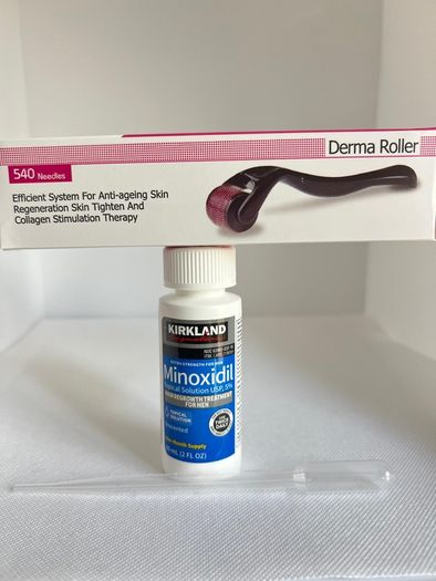 KIRKLAND Minoxidil 5%. Beard & Hair Regrowth Treatment. Derma Roller also available.