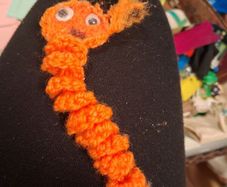 worry worm bookmark