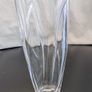 Vintage Clear Glass Tulip Petal Vase Sculptural Flower Vase 25cm Image 2