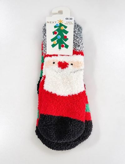 New Next 2-Pack Christmas Cosy Socks