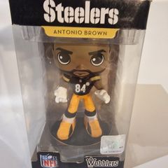 Antonio Brown Funko Wobbler 2016 NFL Pittsburgh Steelers Bobblehead NIB Rare