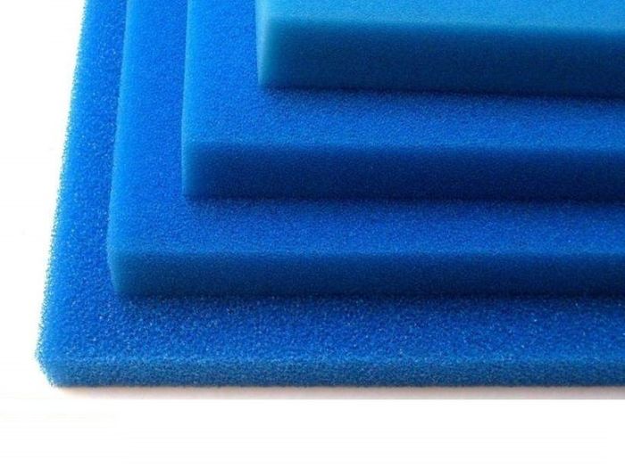 Sponge 50x50x5 blue dense