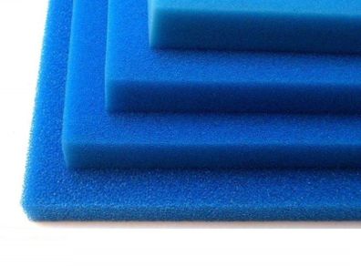 Sponge 50x50x5 blue medium