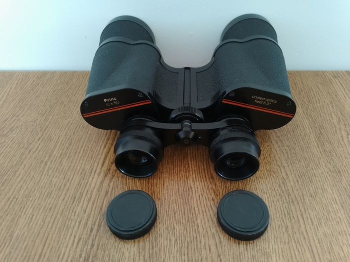 Vintage Binocular Prinz 10x50 Coated optics Field 5.3 0