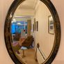 Antique Oval Chinoserie Wall Mirror Image 2