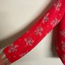 Beautiful floral red blouse size 10 Image 5