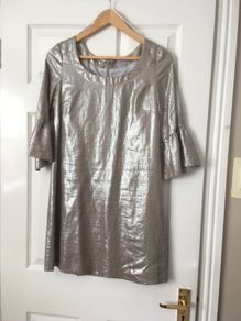Vintage Oasis Short Linen Dress - Size 10 - New with tags