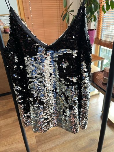 sequin top