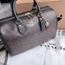 Coach Large Rowan Satchel Bag In Signature Canvas Image 2