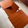 Mid century teak extension dining table and chairs vintage retro Image 3