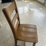 solid round oak table Image 4