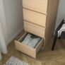 IKEA MALM 6 Drawer Chest with Mirror,Almost New Image 7