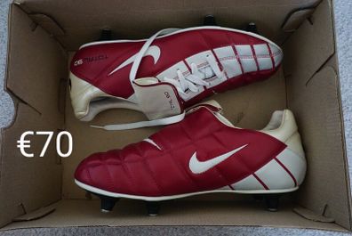Football Boots Nike Total 90 II Red/White (2002) Size 7UK SG
