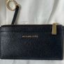 Michael Kors Black Card Holder with zip top Image 5