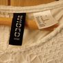 White Crochet Dress with Three-quarters Sleeves , H&M. Image 6