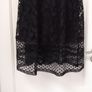 Black lace midi dress Image 5