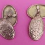 9 Ct Gold Gents Cuff Links 2.2g Image 2