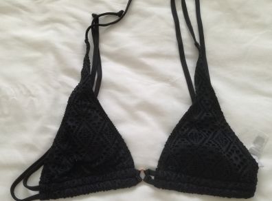 Primark Black Lace Swimming bra size UK 8
