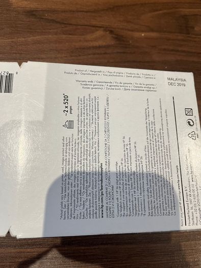 HP 56 Black Original Ink Cartridges, 2 pack (C9319FN)