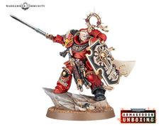 Warhammer 40K Space Marine Captain with Relic Shield
