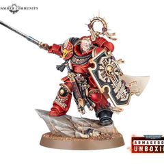 Warhammer 40K Space Marine Captain with Relic Shield