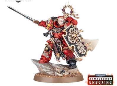 Warhammer 40K Space Marine Captain with Relic Shield