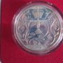 1977 Queen Elizabeth II Silver Jubilee Proof Silver Crown Coin with Case and COA Image 6