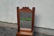 Vintage wood box and mirror postage possible