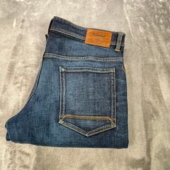 Timberland Mens Jeans W40 L31 Indigo Denim Straight Zip Fly