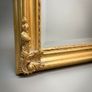 French Style Tall & Narrow Gilt Wood Mirror Image 3