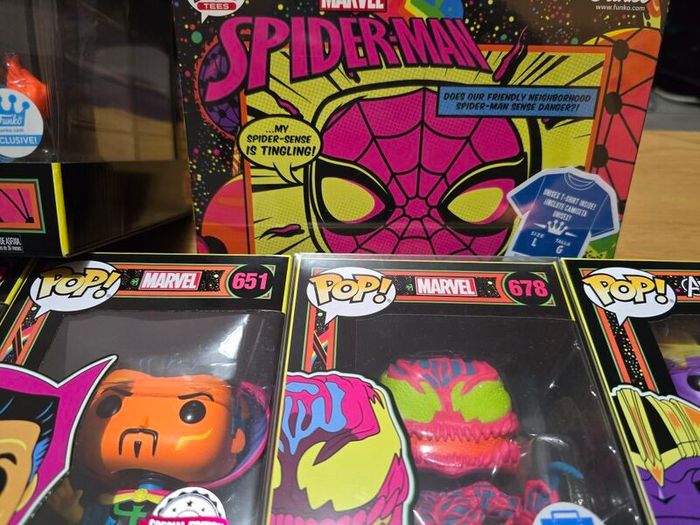 Marvel Funko Blacklights Joblot