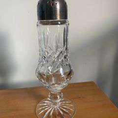 Waterford Crystal Lismore Sugar Shaker Muffineer Elegant Vintage