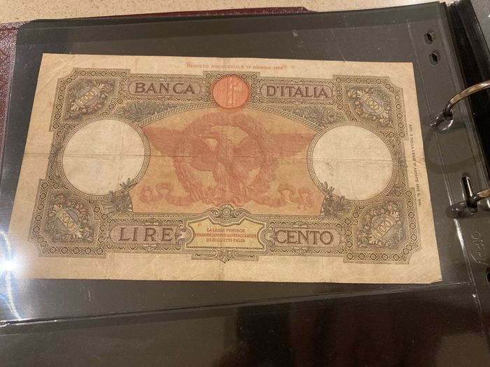 Italy 100 Lire Rome 1926