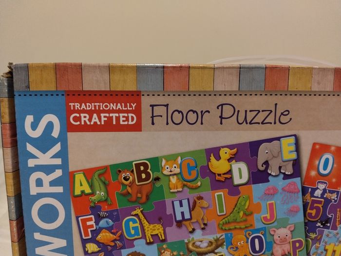 Traditionally Crafted Wood Works large Wooden Floor Puzzle