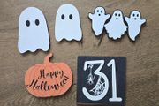 Wooden Halloween decor