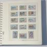 1969-1989 Jersey Used Commemorative & Definitive Stamp collection in Blue Lindner Stamp Album in 51 pages. Images of 53 pages shown. Image 2