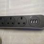 13A Anti-Static Power Extension Socket (3 x 13Amp sockets) with USB Power Port (3 x USB ports)..Postage Included Image 6