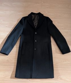Brand New Next Black Trench Coat Size XS
