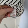 Black & White Stripe Top Savida Size Small Image 5