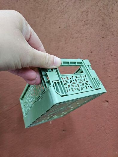 Set of four foldable baskets
