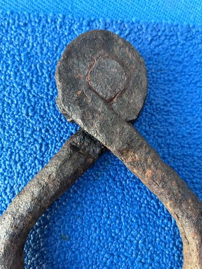Antique fire tongs