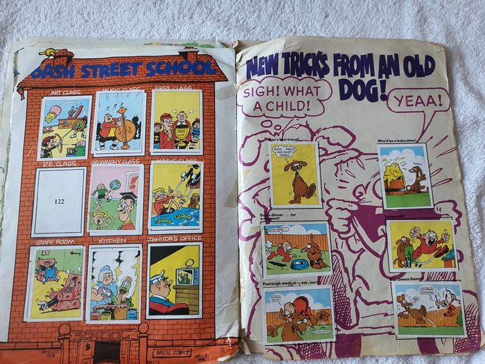 Beano Sticker Book 98% Full + Spare Book about 50% full