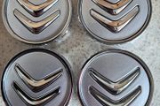 4 x Citroen Centre Caps (Silver) FREE POST