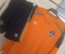 Ireland umbro away kit